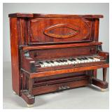 MINIATURE PIANO | Handmade Piano has all interior strings on a metal plate, as a piano would have. J