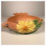ROSEVILLE PLANTER | Roseville marked 428-6 in pink with flowers. 