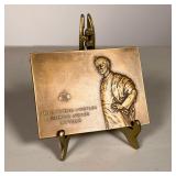 (3pc) BRONZE PLAQUETTES OF WHISTLER & FULTON | Lot Includes: (1) Bronze plaquette of James McNeil Wh