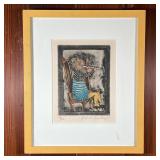 GRACIELA RODO BOULANGER (B. 1935) | Signed & numbered 84/150, depicts small child playing recorder. 