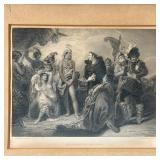 HENRY PERTINENT BRIGGS R.A. (1791-1844) | 19th century print titled "Spaniards & Peruvians" signed H
