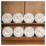 (8PC) WEDGWOOD SWALLOW PLATES | Wedgwood Etruria, England No. AK9671J (Wedgewood) - dia. 8 in