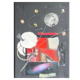 CONSTANCE K LIVINGSTON (20TH CENTURY) | Chaos of Space. Mixed media on paper. 20 x 30 in. paper. Sig