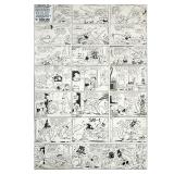 HAROLD KNERR FRAMED COMIC PRINT | Large personalized print of “Dingle-Hoofer und his dog Adolph” by 