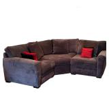JOHNATHAN LOUIS INC CORNER SECTIONAL SOFA | In three pieces, central section with rounded back, only