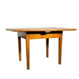 LOW PINE COFFEE TABLE | Low-knotted pine side table. - l. 35 x w. 25 x h. 20.5 in