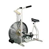 SCHWINN AIRDYNE EXERCISE BIKE | White exercise bike with large fan in front and oscillating handles 