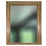 LARGE FANCY FRAME MIRROR | Pattern carved mirror. - w. 41 x h. 54 in