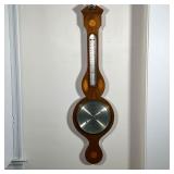 HOLBORN INLAID BAROMETER | Comilli / Holborn / Watrous New York / made in England. - w. 10 x h. 37.5