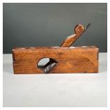 ANTIQUE HAND PLANER | Antique wood hand planer. - l. 1.5 x w. 10.5 x h. 6 in