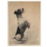 Morgan Dennis (1892-1960) | Sitting Pretty Etching, c. 1930 Pencil signed and titled lower margin Si