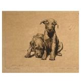 Morgan Dennis (1892-1960) | Themselves Etching, c. 1929 Pencil signed and titled lower margin Sight