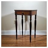 Widdicomb Side Table | John Widdicomb Co. Makers single drawer stand. - l. 17 x w. 13 x h. 28 in