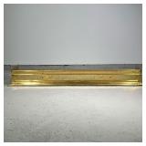 Brass Fireplace Fender | l. 48.5 x w. 12.25 in 