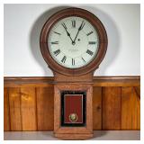 E. HOWARD WALL CLOCK | “E. Howard & Co. Boston”. An Edward Howard Wall Clock Model 70 in an oak case