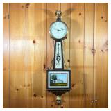 WALTHAM G. WASHINGTON BANJO CLOCK | Waltham Watch Company George Washington Banjo Clock in Mahogany.
