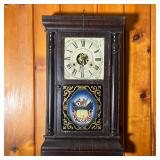 SETH THOMAS COLUMN & CORNICE CLOCK | “Brass Clocks Made and Sold by Seth Thomas. Plymouth Hollow, Co