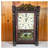 E. TERRY & SON COLUMN & CORNICE CLOCK | “Patent Clocks Invented by Eli Terry Made and Sold at Plymou