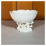 BELLEEK ENCHINOS BLACK MARK BOWL | Belleek Echinos Coral Footed Bowl with 1st Mark Black. - h. 3 x d