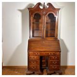 AMERICAN DREW CHIPPENDALE SECRETARY | From the American Independence Collection, a Vintage Mahogany 