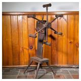 YARN WINDER | 19th C Yarn Winder in an aged natural finish. - l. 16 x w. 24 x h. 46 in 