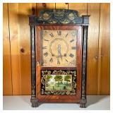 PUTNAM BAILEY COLUMN & CORNICE CLOCK | “Clocks Invented by Eli Terry snd Manufactured by Putnam Bail