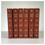 (6PC) “THE WORKS OF SAMUEL LOVER” LEATHER BOUND HARDCOVER | Includes: Rory O’More, Legends and Stori