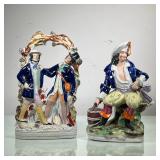“WILL WATCH” PIRATE & HUNTING FIGURINES | Large glazed Staffordshire figurine depicting pirate title
