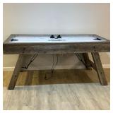AMERICAN LEGEND AIR HOCKEY TABLE | Air hockey table with faux wood structure. - l. 72 x w. 40 x h. 3