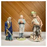 (3PC) MAKE FIGURINES | Includes; Norman Rockwell’s “Old Man Tracy” figurine by Benedictine, drifter 