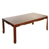 "MING TREASURE" PARQUETRY INLAID DINING TABLE | “Ming Treasure” dining table by Drexel Heritage with