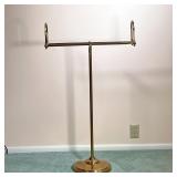 METAL QUILT RACK | Gold painted metal quilt rack. - l. 22.5 x w. 5 x h. 40 in 