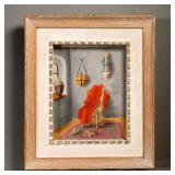 THEODORE SABANEEFF PAINTING | Painting of a monk