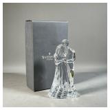 WATERFORD BRIDE & GROOM | Crystal figure of a bride and groom embracing, in original box (9.5 x 5.5 