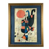 JOAN MIRO POSTER PRINT | w. 25 x h. 31 in