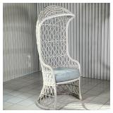 WICKER COVE CHAIR | l. 26 x w. 24 x h. 63 in
