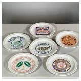 (6PC) FRENCH CHEESE PLATES | dia. 8 in