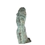 LEONARD (20TH CENTURY) ABSTRACT BRONZE SCULPTURE | Abstract kneeling figure. Signed "Leonard". l. 11