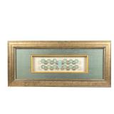 (13pc) ANCIENT CHINESE COINS | Twelve round coins and a shaped coin or other device (l. 1.75 in.), f