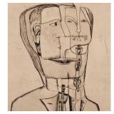 CUBIST ETCHING | Untitled Etching on paper15.5 x 14 in., plate Artist edition, signed in distinctly,
