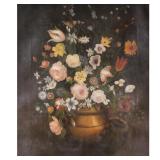 DUTCH/FLEMISH SCHOOL STILL LIFE | Still life with flowers. Oil on canvas. 24 x 29.5 in. (approx.) Sh