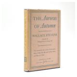 AURORAS OF AUTUMN, FIRST EDITION | The Auroras of Autumn by Wallace Stevens, pub. Alfred A. Knopf, N