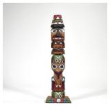 RICK WILLIAMS DITIDAHT RED CEDAR TOTEM | Seattle, WA; Ditidaht First Nation Totem pole by Rick Willi