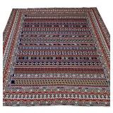 FLAT WOVEN RUG | l. 99 x w. 67 in.
