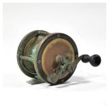 EDWARD VOM HOFE VINTAGE FISHING REEL | Marked "00" and impressed "EDWARD Vom HOFE / MAKER / FULTON S