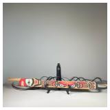 NATIVE PACIFIC NORTHWEST WOOD CARVING | Wood carving from Pacific Northwest showing carved and paint