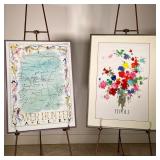 (2PC) POSTERS | Including “TIVOLI” and “Lower Hunter Valley”. - w. 19 x h. 26.5 in (largest) 