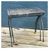 (2PC) PAIR OUTDOOR NESTING TABLES | Pair of grate outdoor nesting tables. - l. 20 x w. 14 x h. 19 in