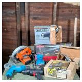 WOOD WORKING TOOLS | Including; Craftsmen Plainer, dual motion sander, reciprocating saw, Paint Remo