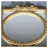(5PC) GARGOYLES STUDIO MIRROR | Vintage GarGoyLes Studio, Brooklyn NY plaster cast and hand finished